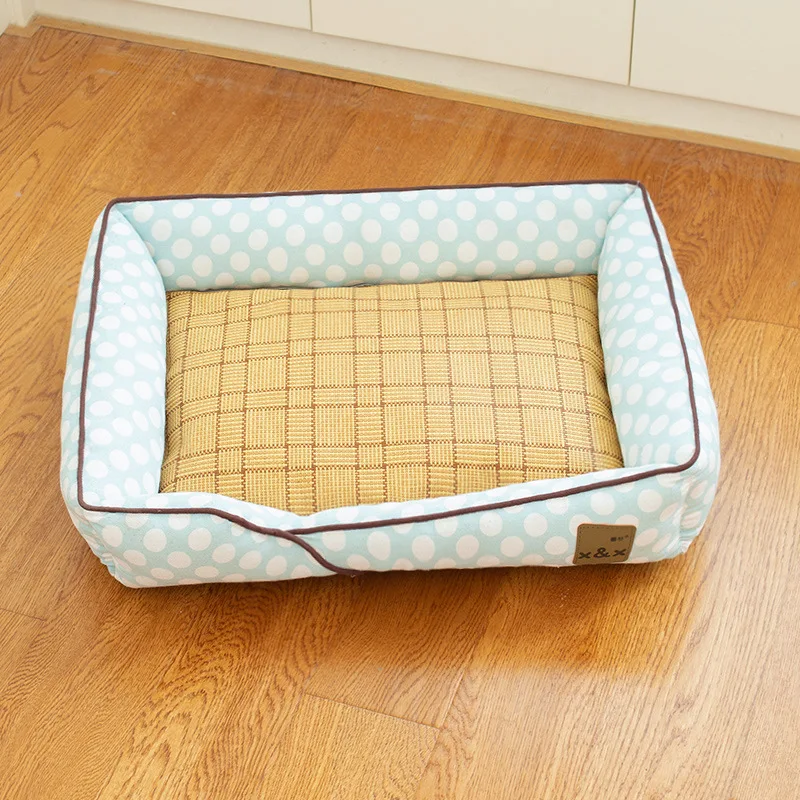 Охлаждающий коврик для летних питомцев термостойкая подстилка из ротанга собак