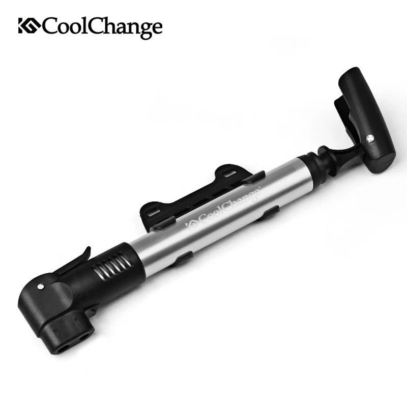 CoolChange мини-велосипедный насос Портативный MTB велосипедный насос Presta sch клапан велосипедный двойной впускной воздушный насос аксессуары