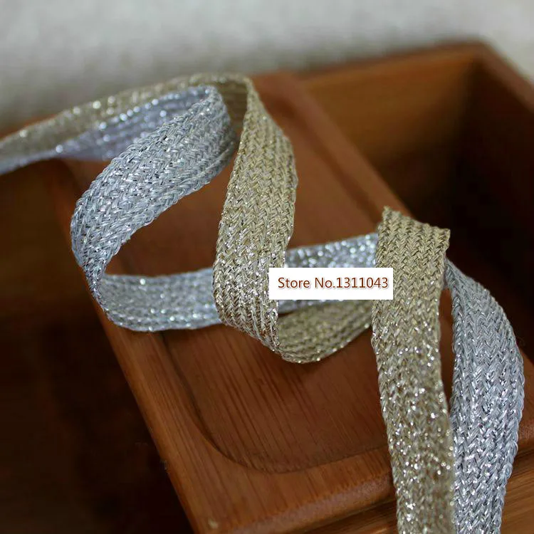 10 ярдов/изысканной вышивкой из органзы одежда аксессуары кружевные ленты с