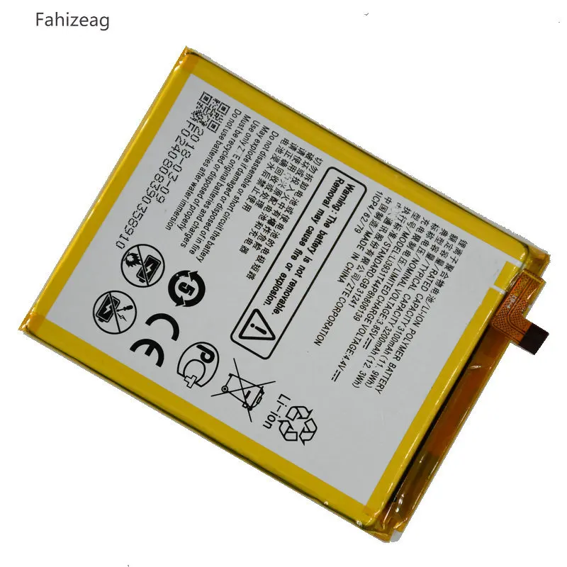 Fahizeag 3200 мАч Li3931T44P8h806139 батарея Запчасти для ZTE Nubia|Аккумуляторы мобильных