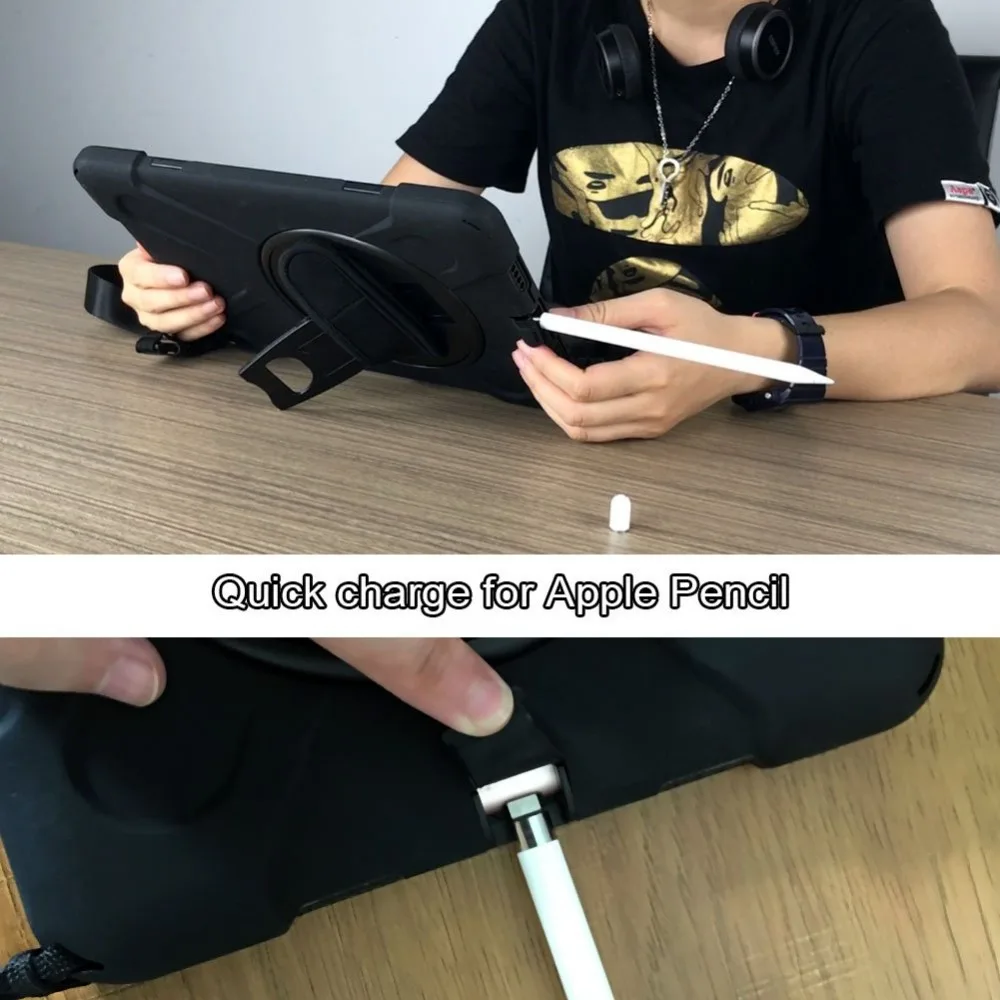 Детский ударопрочный чехол для iPad Air 3 Pro 10 5 2019 11 трехслойный Прочный с ручным