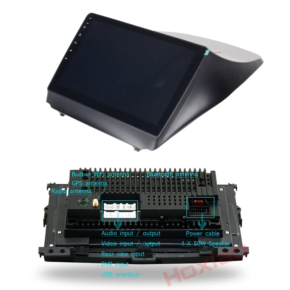 Android 2Din автомобильный DVD для Hyunda IX35 Tucson 2010- четырехъядерный 1024*600 Автомобильный Радио Видео плеер gps навигация