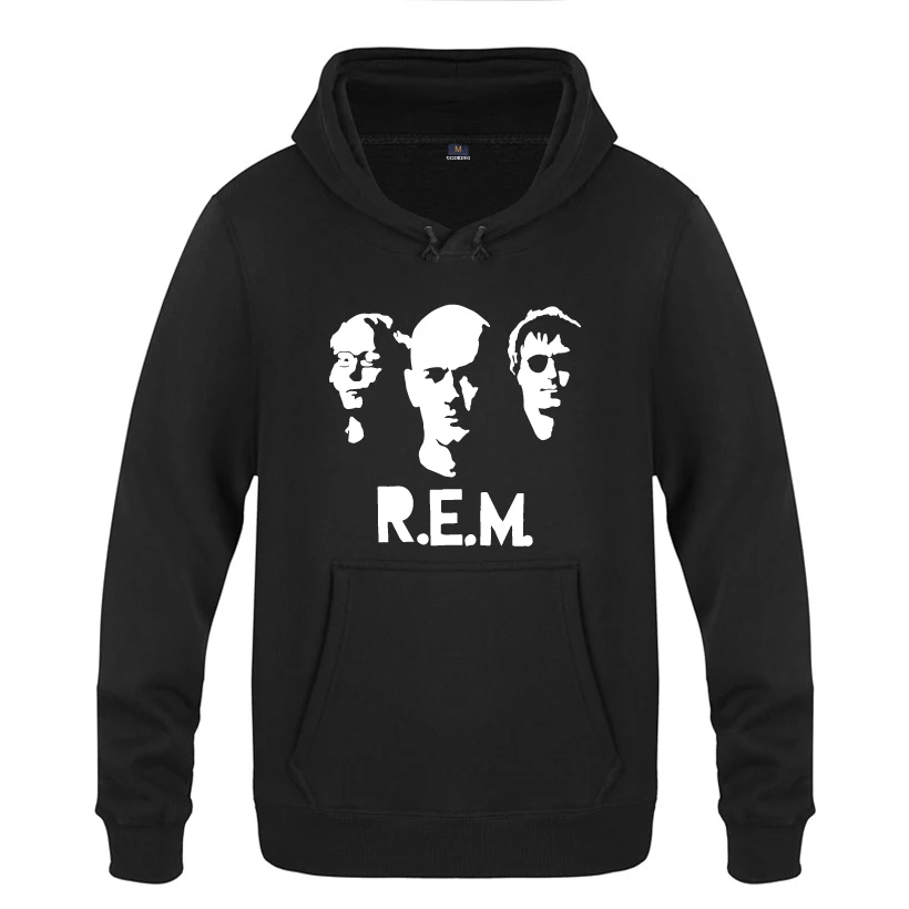 

Pop Rock Band R.E.M. Sweatshirts Men 2018 Mens Hooded Fleece Pullover Hoodies
