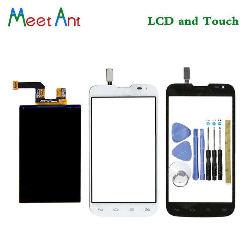 Новинка, высокое качество, 4,5 '', для LG Optimus L70 D325, двойная карта, ЖК-дисплей с сенсорным экраном, дигитайзер, датчик