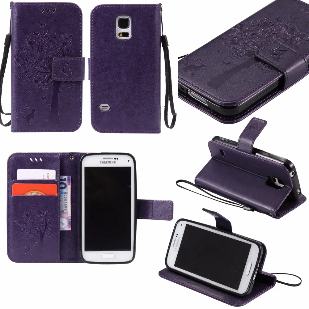 ARYIKUM для samsung Galaxy S5 Mini Duos G800F G800H SM-G800F SM-G800H из искусственной кожи силиконовая задняя крышка для samsung S5 Mini S5Mini