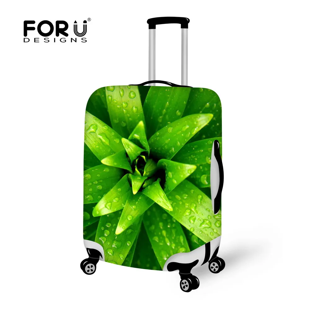 Водонепроницаемый чехол FORUDESIGNS с принтом растений пылезащитный для багажа