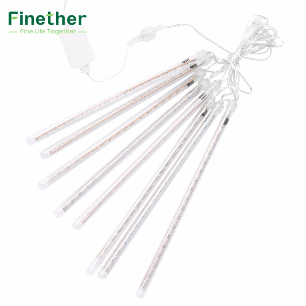 Finether 144 светодиодная синяя светящаяся гирлянда метеоритный дождь снегопад 4 м/13 1