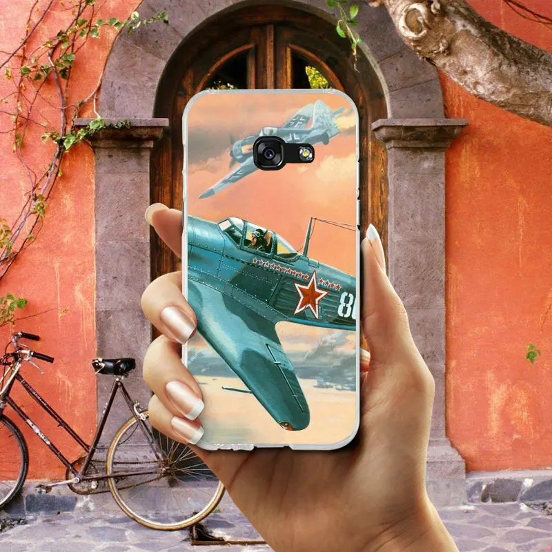 Мягкие чехлы для телефонов Samsung Galaxy S2 S3 S4 S5 Mini S6 S7 S8 S9 S10 Lite Edge Plus Note 4 5 8 9 War Aircraft Tanks |