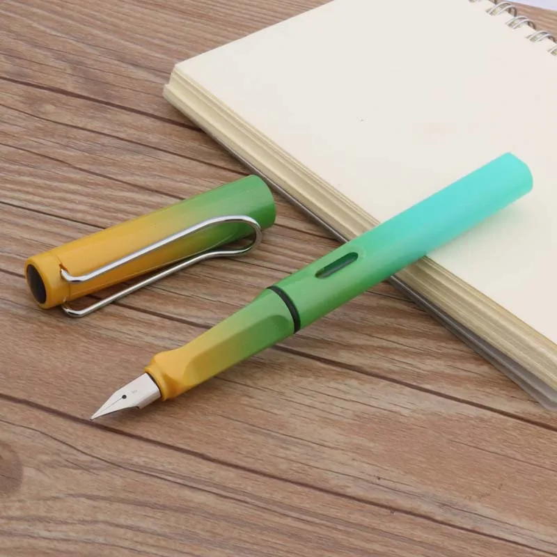 

OFFICE new Gradient COLOR SILVER Classic STUDENT GIFT Fountain Pen