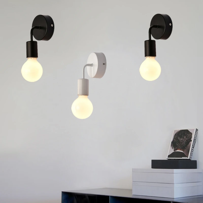 Современные скандинавские Настенные светильники бра для гостиной железные