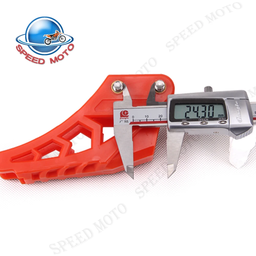 Новое поступление цепная направляющая защита для цепи Подходит CRF 250 R EXC CRF YZF KXF MX для BSE велосипед ямы ABM XMOTOS цепь suppressor США