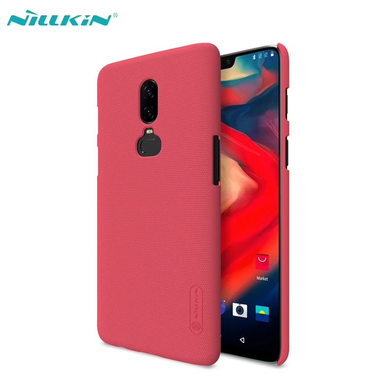 Чехол для OnePlus 6 задняя крышка NILLKIN супер матовый защитный Жесткий ПК чехлы One Plus