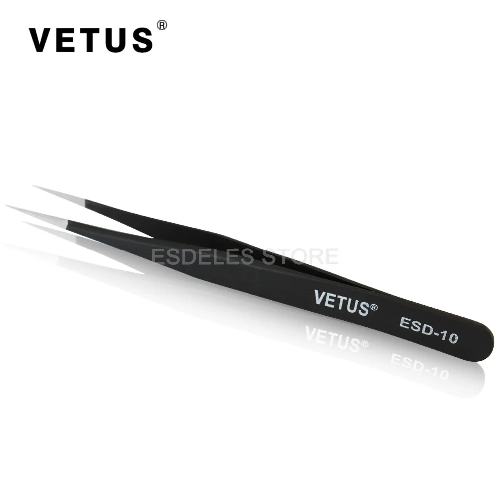 VETUS Genunie ОУР Антистатические Пинцет промышленных антимагнитных Точность ремонт