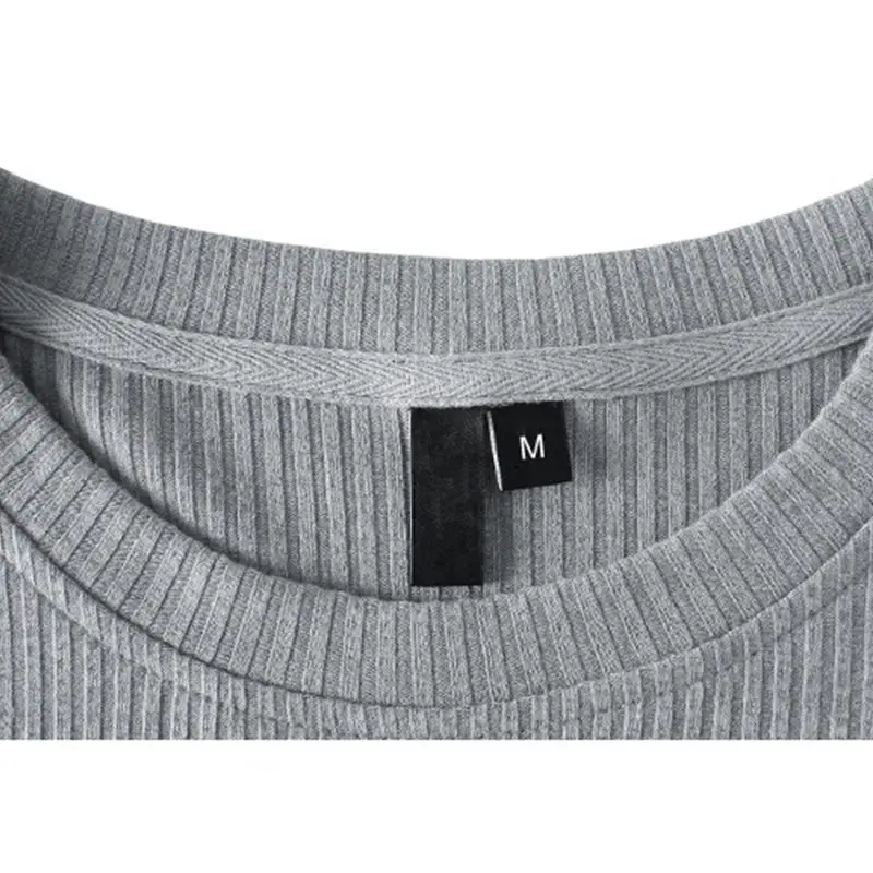 100 штук/упак. полиэстер ткань одежды этикетки M/L/XL Белый Черный для футболки с