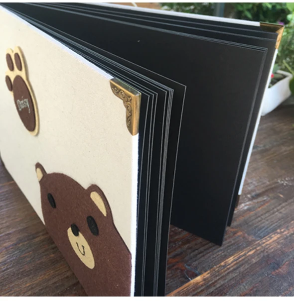 А4 горизонтальная льняная крышка индивидуальная вышивка семейный Мемориал