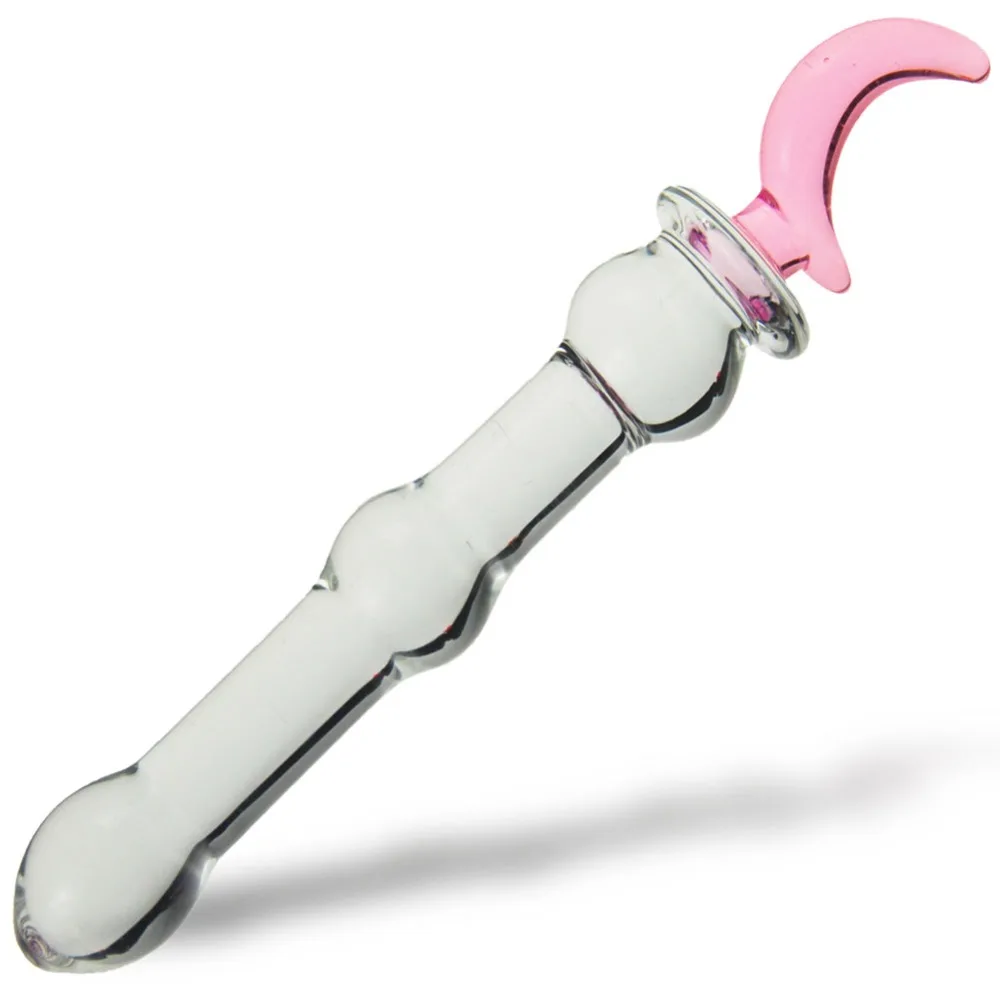 Moon/Star/Bear/Heart pyrex glass Anal butt plug crystal dildo Female adults masturbation products Sex toys beads anus stopper | Красота и