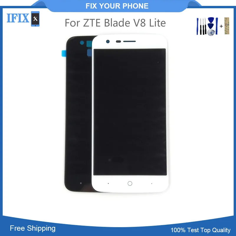 Для ZTE Blade V8 Lite ЖК дисплей с сенсорным сенсором дигитайзер панель Ремонт Замена +
