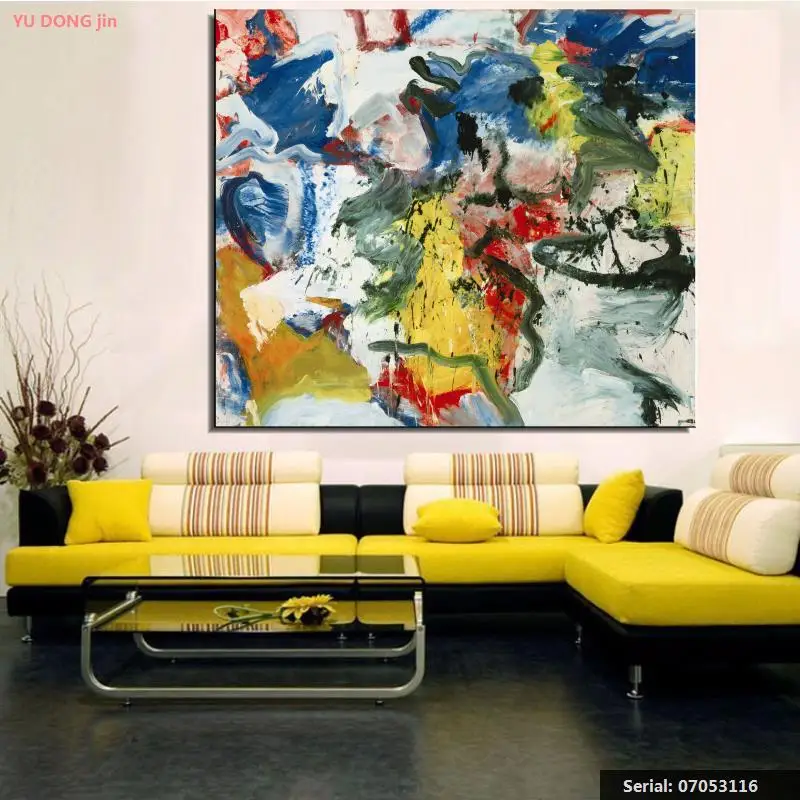 William de Kooning Still life Classical oil Painting Drawing art Spray Unframed Canvas straw wax hand gemstone07053116 | Дом и сад