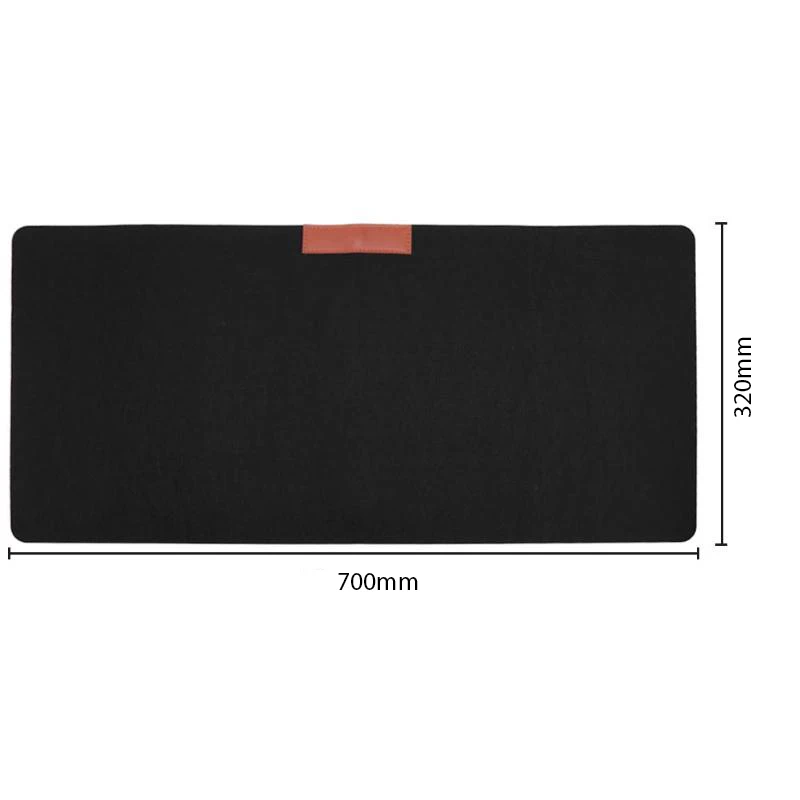

Large Mouse Pads Simple Wool 700*320 Warm Game Mouse Mat Black Grey Blue for Office Table Computer Desk Keyboard Mousepad Mat