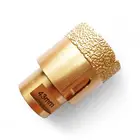 SHDIATOOL диаметр 43 мм Вакуумной Пайки Алмазные сверла гранит мрамор M14 резьбовые сверла фарфоровая плитка Алмазная кольцевая пила