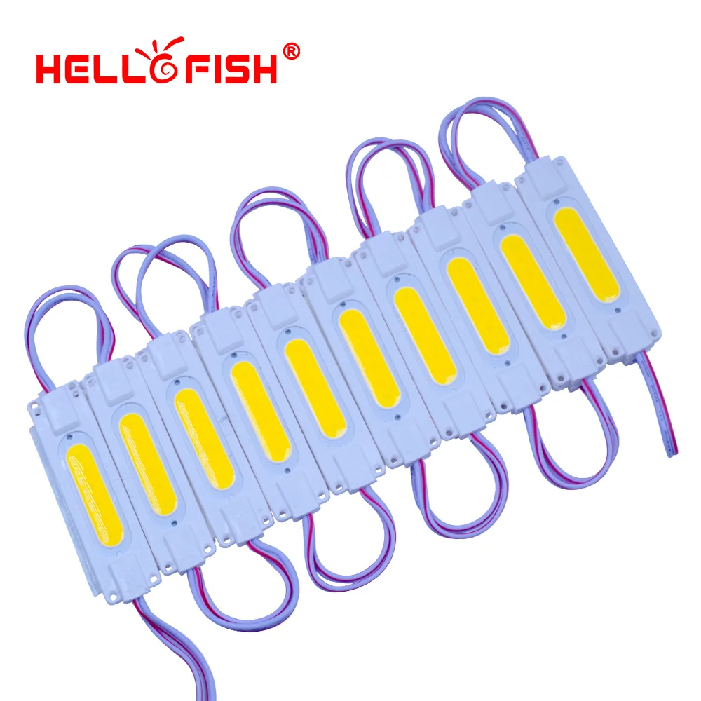 Светодиодные модули Hello Fish 20 шт. 12 В постоянного тока 7020 светодиодов рекламные