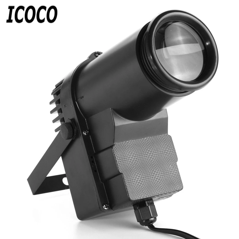 ICOCO Портативный 30 Вт RGBW светодиодный сценический светильник Spin Spot Spotlight 6