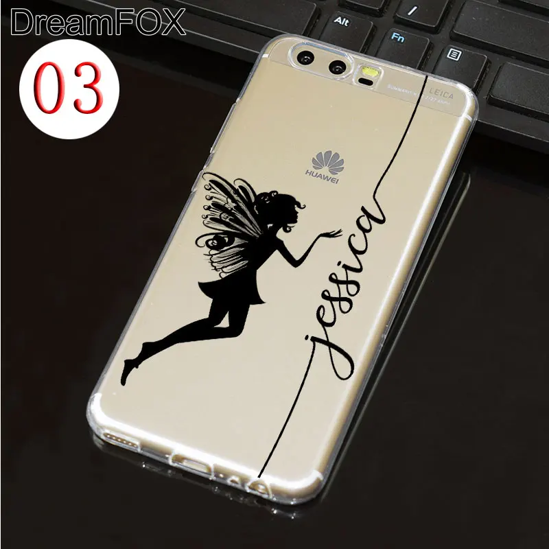 DREAMFOX DIY чехол с именами на заказ для huawei P9 P10 P20 mate 10 20 X Pro Lite 2017 персонализированный