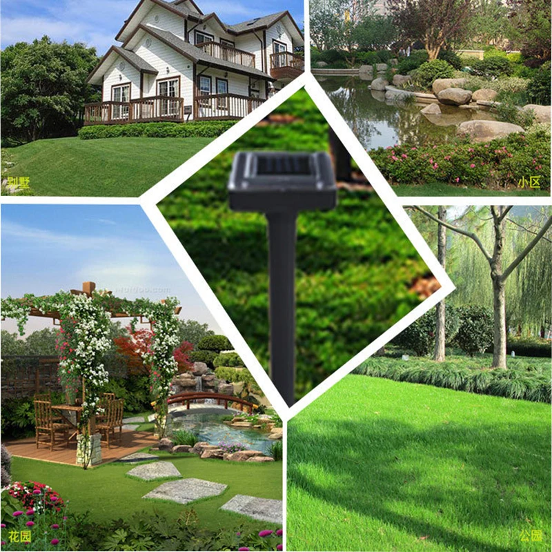 2 шт. солнечный отпугиватель Кротов ультразвуковой электронный езды на