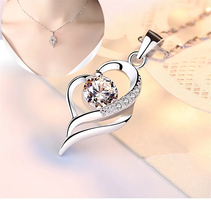 Женское колье-чокер из серебра 925 пробы с кристаллами | Украшения и аксессуары