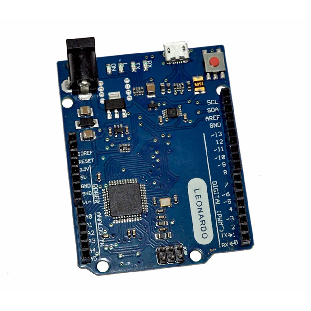 Микроконтроллер Leonardo R3 Atmega32u4 макетная плата с usb кабелем совместимый arduino DIY