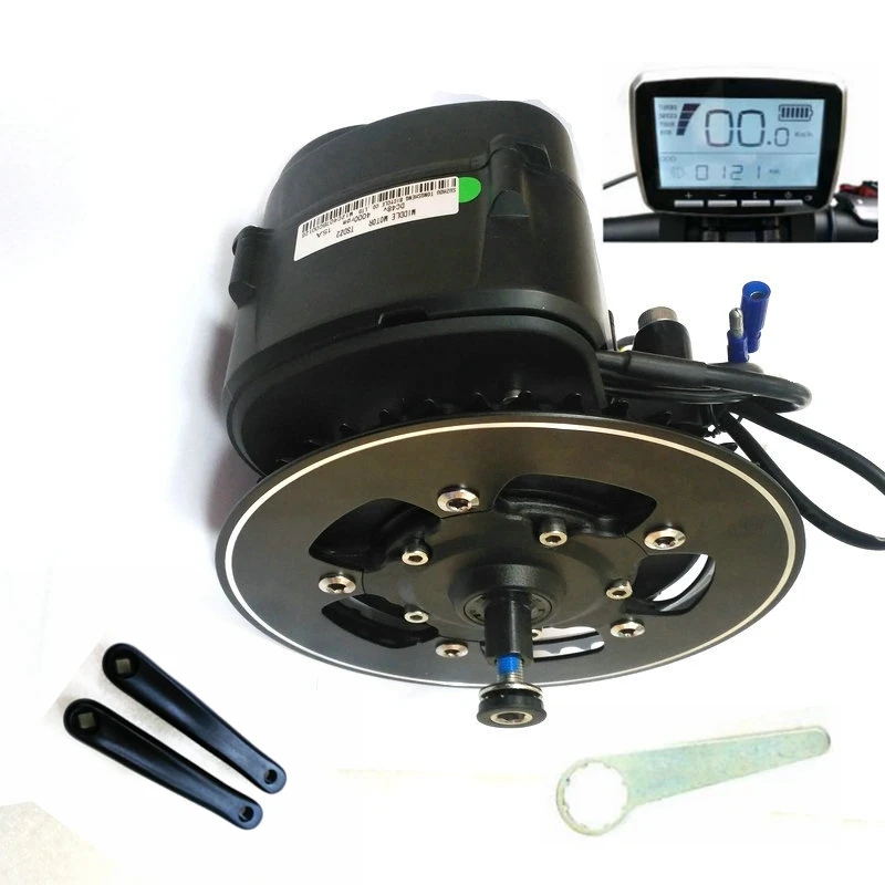 Новая версия TSDZ2 48 В/52 в 500 Вт 750 Средний мотор DIY ebike Kit с датчиком крутящего момента