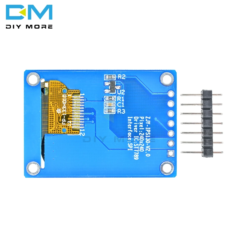 1 3 дюймовый 7 контактный IPS HD TFT ST7789 Привод IC 240*240 SPI связи В напряжение 4 проводной
