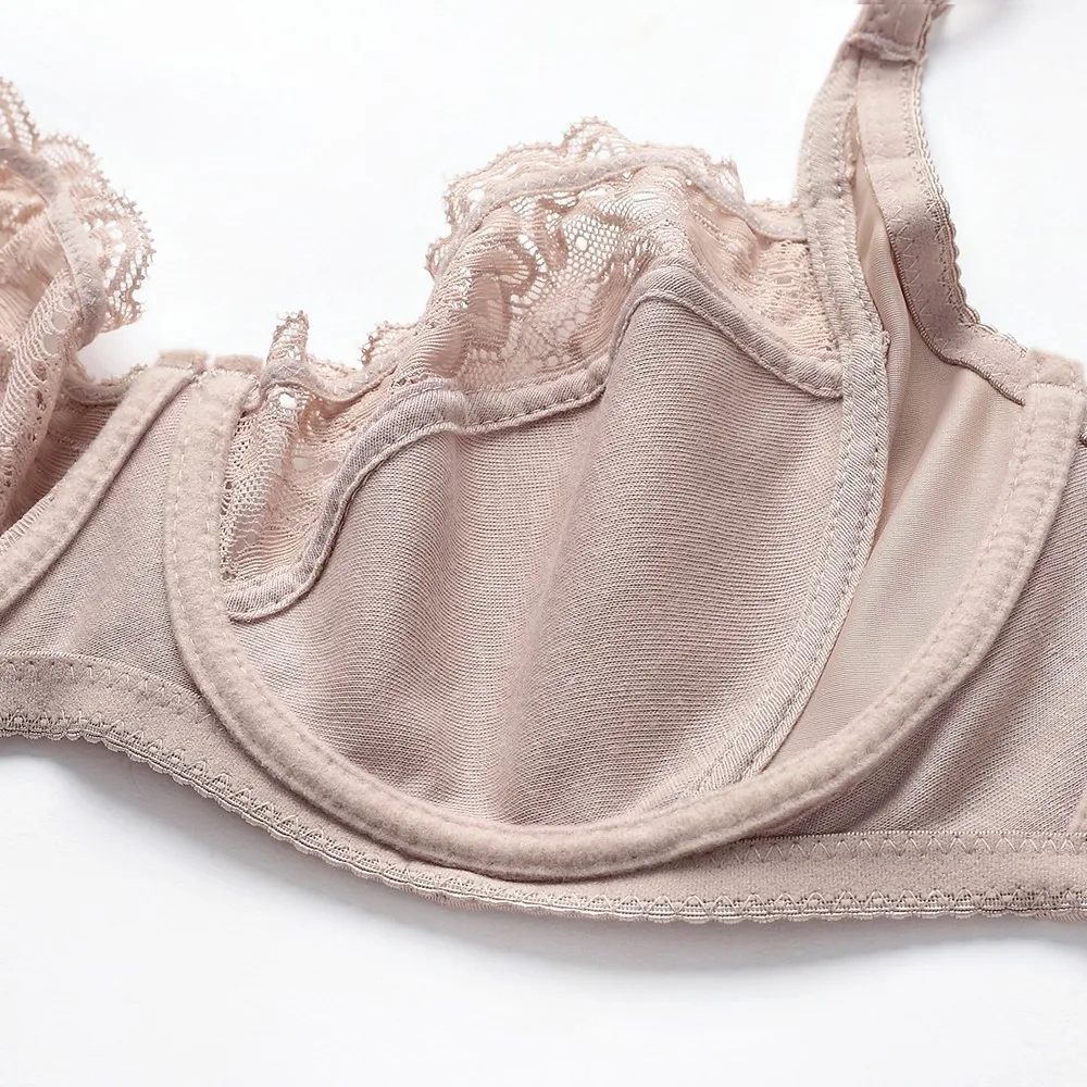 New Ladies Secret Sexy Bras For Women Lace Bralette Underwire Plus Size B C D 80 85 90 95 100 105 Big Breast BH | Женская одежда