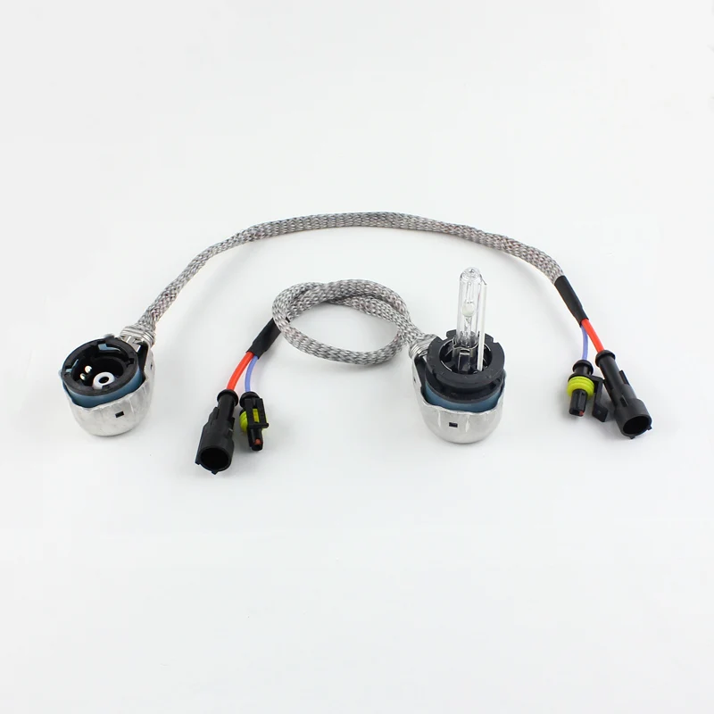 FSTUNING 12V 35 W D2S ксеноновых фар автомобиля противотуманных AMP разъем адаптера 4300 K 5000