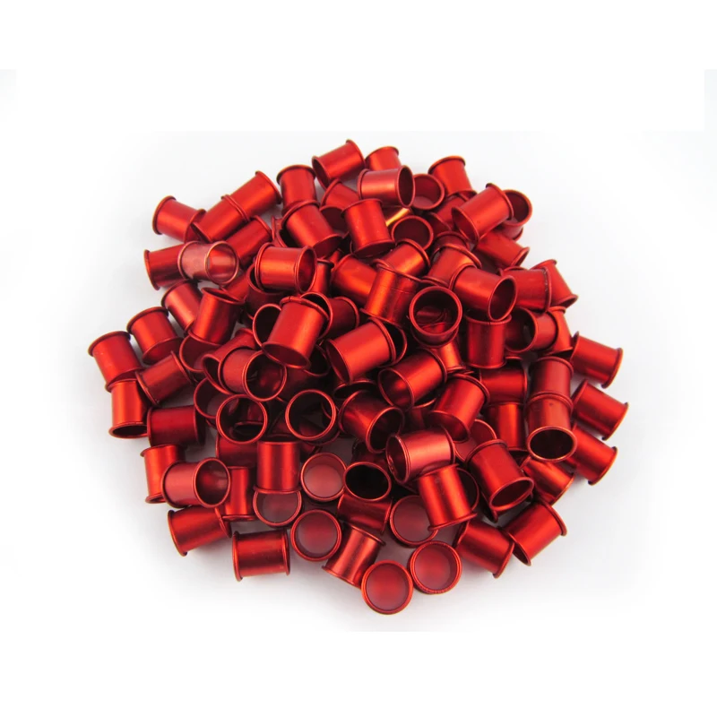

400 pcs Pigeon foot ring Letter pigeon supplies Bird token ring Aluminum ring 4 colors Aluminum ring color identification