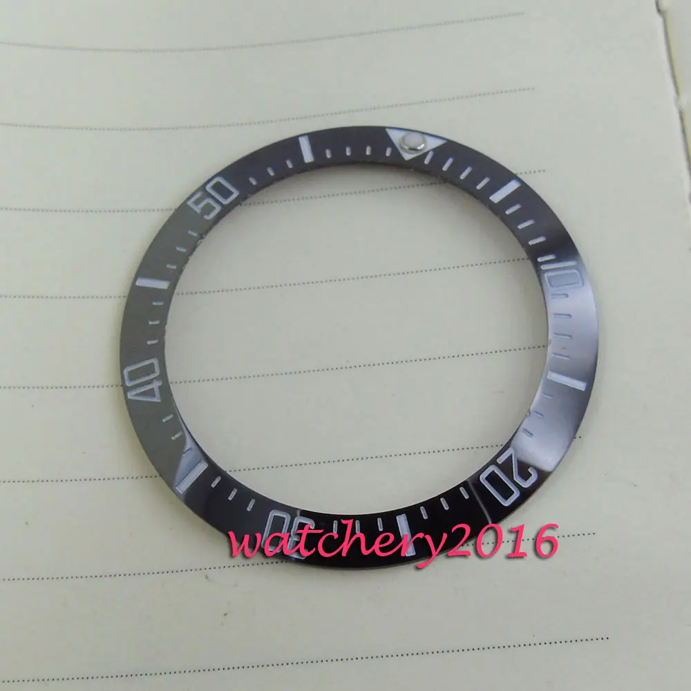 Мужские часы светящиеся в горошек черные белые 39 9 мм|bezel|bezel watch |