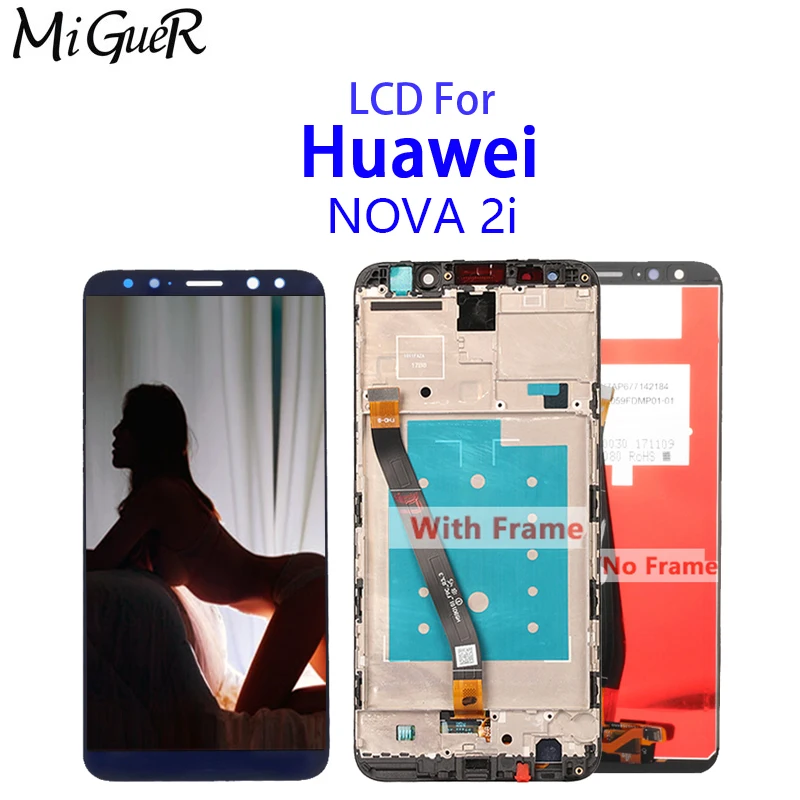 Для huawei Nova 2i ЖК-дисплей с сенсорным экраном дигитайзер для lcd рамкой RNE
