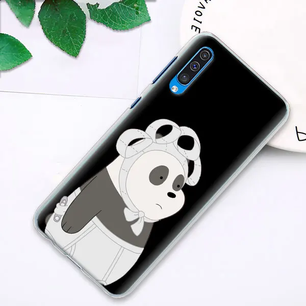 05 Милый Мы Голые Медведи чехол s крышка для samsung Galaxy A30 A50 A70 A80 M10 M30 A7 A6 A8+ A9 ПК Жесткий Чехол Для Телефона - Цвет: 05