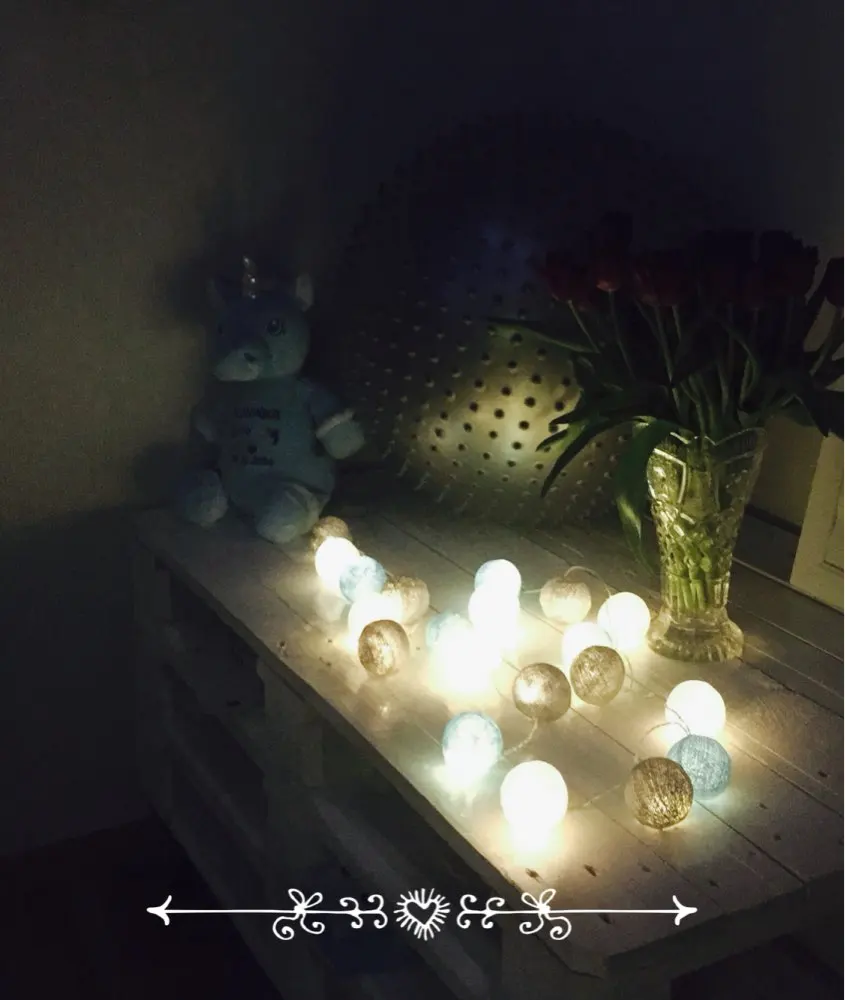 Прибрежное пляжное тон 20 шт./компл. ватным тампоном гирлянды Фея вечерние