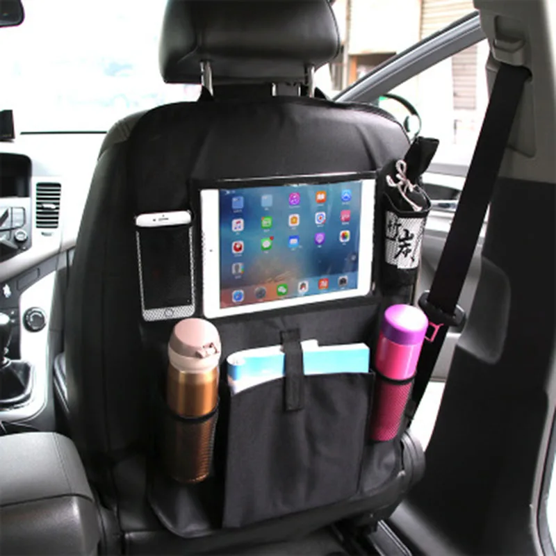 

Oxford Car Backseat Organizers Portable Seats Backrest Phone Water Bottle Ipad Hanging Storage Bags Auto Organisers Accessories