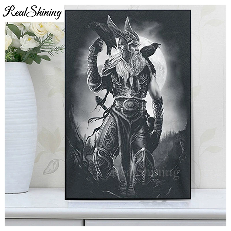 Большая Новинка алмазная картина для пожилых людей и ворона полностью