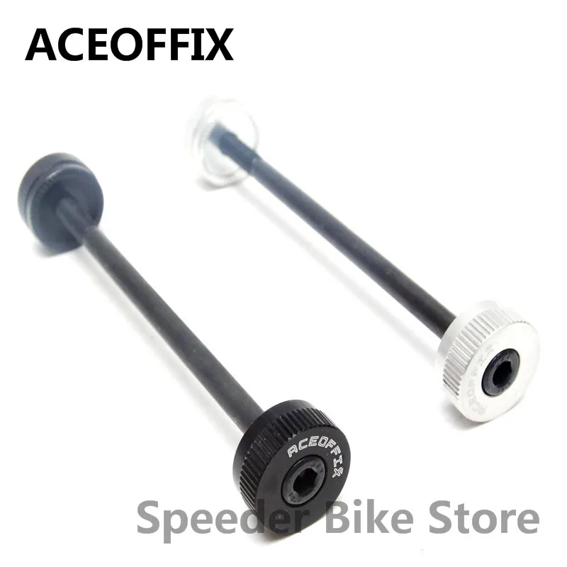 ACEOFFIX 2 colors for Brompton Bike Hub Axis 74mm 100mm Hub Axis slow release quick release high strength
