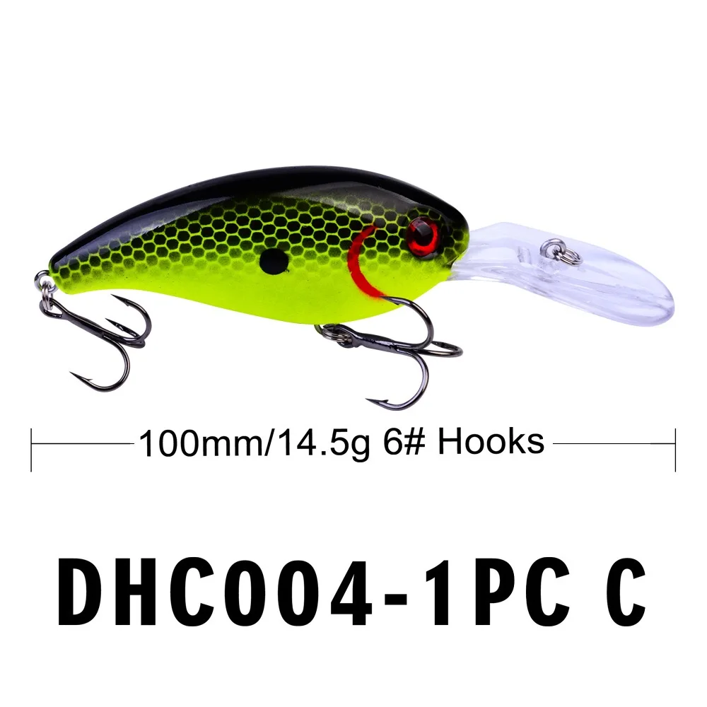 1 шт 10 см 14 5 gJapan мини Crankbait приманки рыболовные снасти Плавание рыбы искусственные