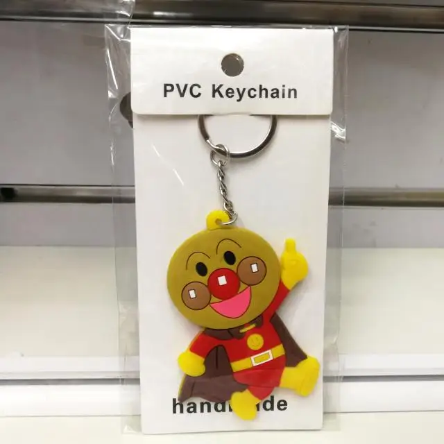 Брелок IVYYE Anpanman держатель для ключей с рисунком из искусственного ПВХ милый