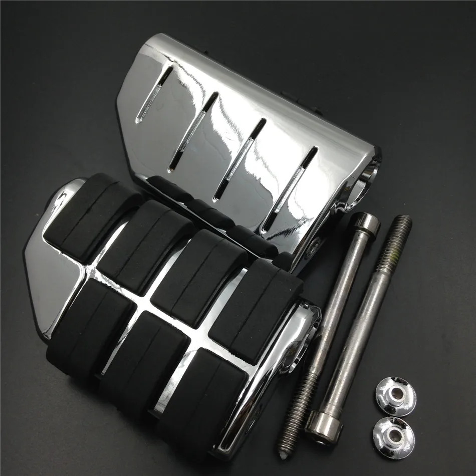 Передняя алюминиевая подставка для ног мотоцикла Yamaha Road Star Warrior Rubber|foot rest|pegs