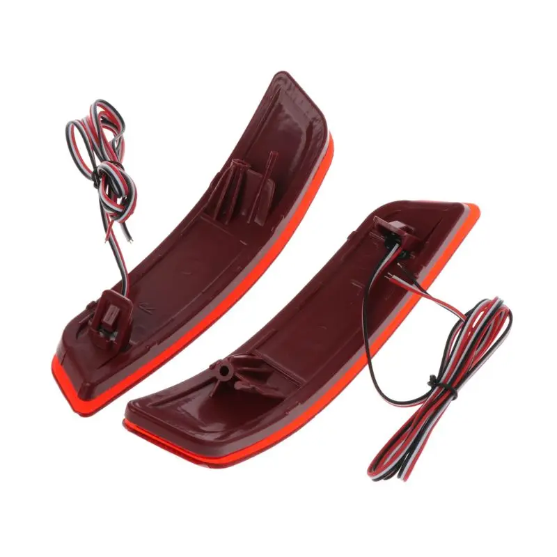 2 шт. отражатель бампера светодиодный задний фонарь заднего торможения