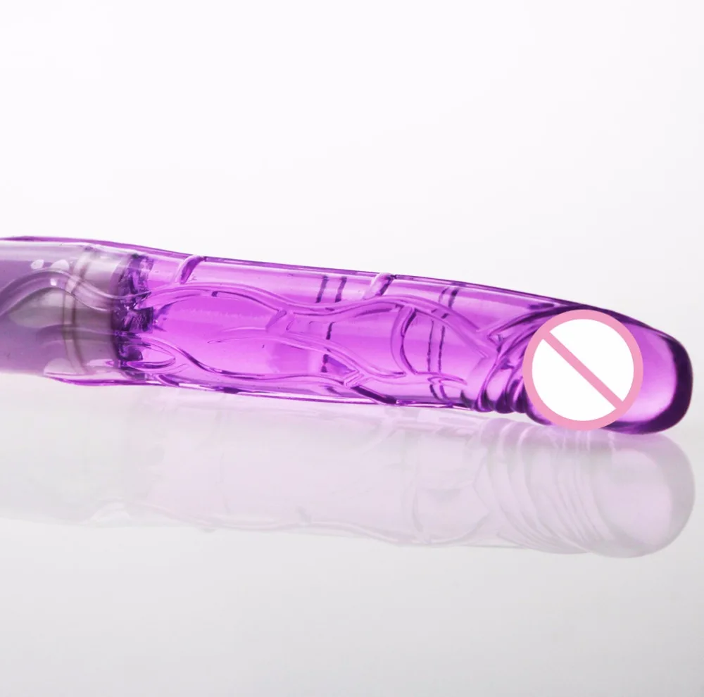 Фаллоимитатор Мощный вибратор пенис Желейная Анальная пробка секс игрушки точки