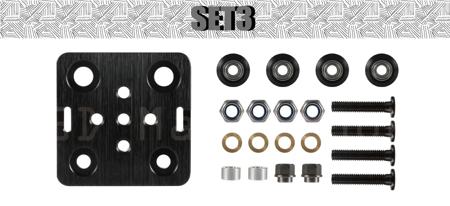 2 набора Openbuilds Мини V козловая пластина специальная скользящая пластина F/2040 алюминиевые профили v-слот Мини V линейный привод системы