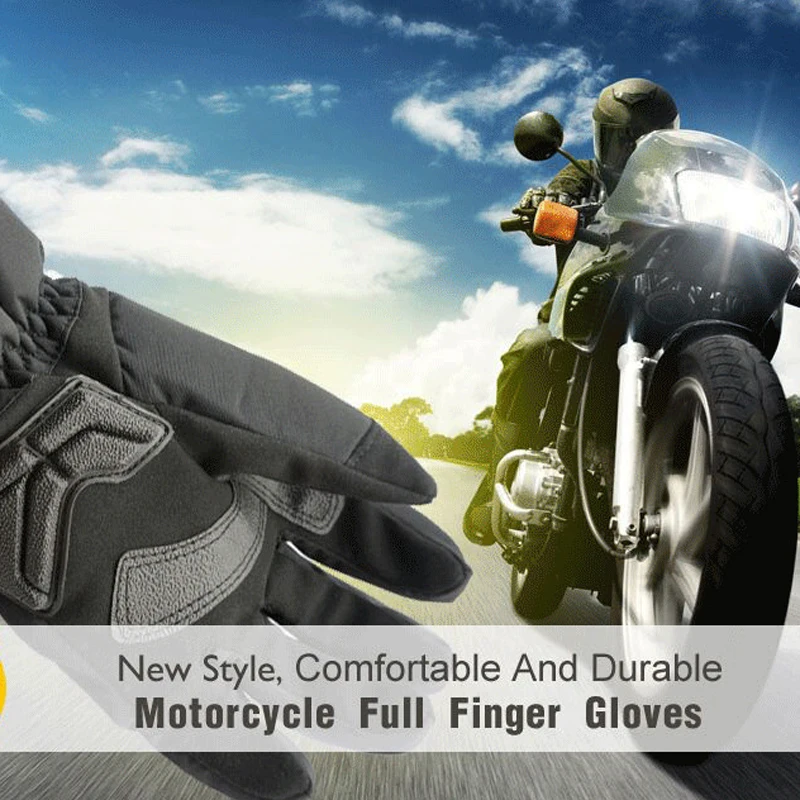 Мотоциклетные Перчатки для мужчин с закрытыми пальцами | Автомобили и мотоциклы