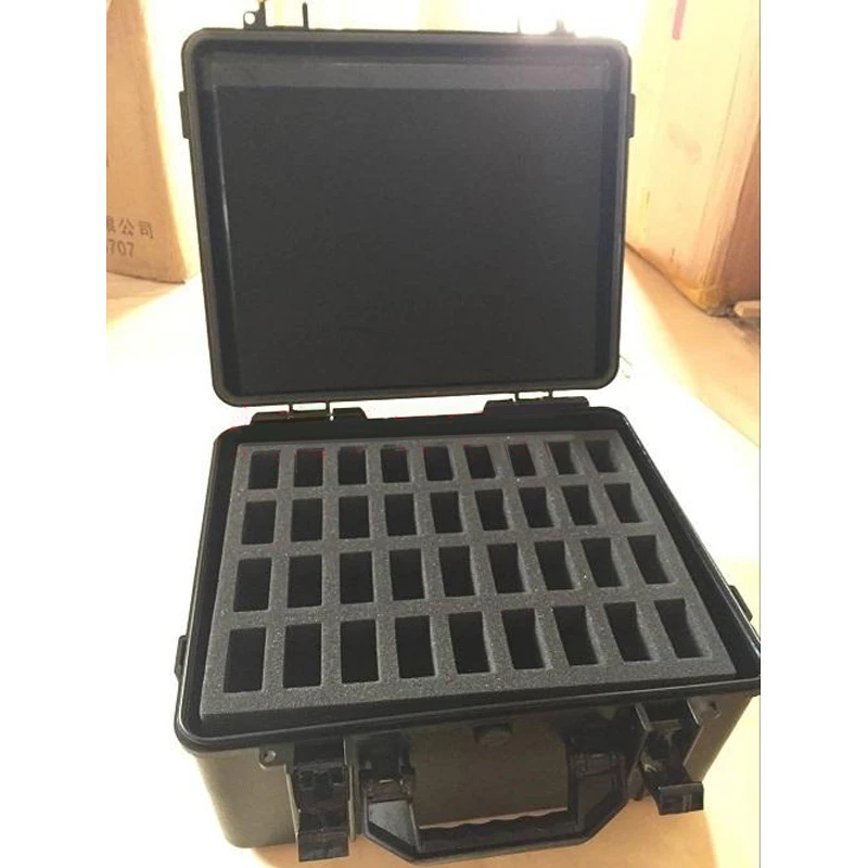 Grid DIY коробка для хранения для настольной игры TRPG War Chess Game 20K 40K модель молотка портативная защитная коробка сетка волна анти столкновения губка - Цвет: Grid